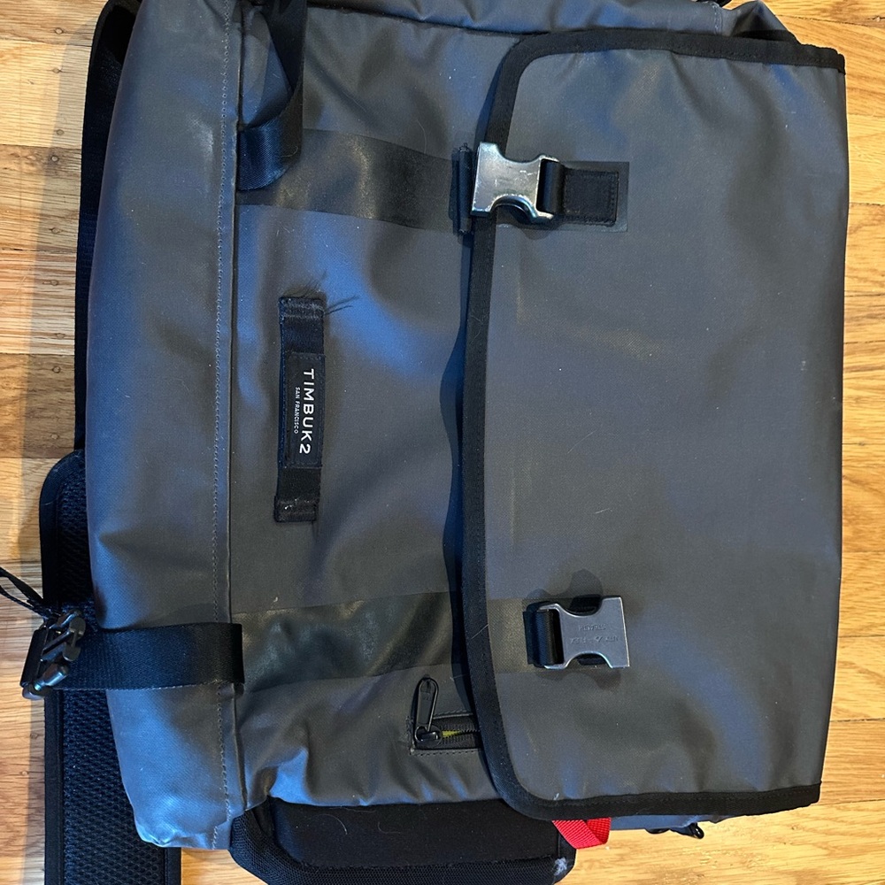 Timbuk2 Black and Gray Messenger Bag